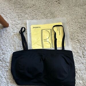 Black Truekind Strapless Convertible Bra